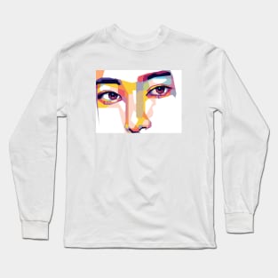 area T wpap pop art Long Sleeve T-Shirt